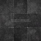 Vloertegel / wandtegel pierre hardsteen zwart 50x50cm, Ophalen, Keramiek, Nieuw, 10 m² of meer