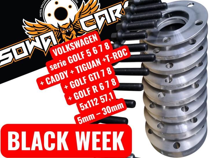 Spacers 15mm VW golf 5 6 7 8 tiguan 5x112 Spoorverbreders, Auto diversen, Tuning en Styling, Ophalen of Verzenden