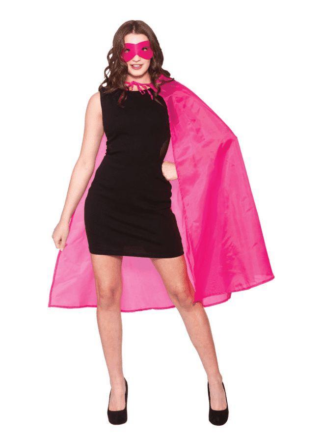 Cape superheld roze, Hobby en Vrije tijd, Feestartikelen, Feestartikel, Nieuw, Verzenden