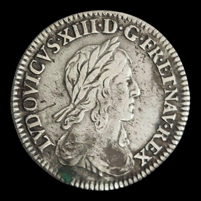 Frankrijk. Louis XIII (1610-1643). 1/12 Écu 1643-A, Paris, Postzegels en Munten, Munten | Europa | Euromunten