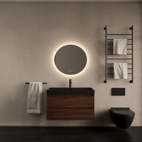Badkamermeubelset Gliss Design Milan Met Lako Mat Zwarte, Doe-het-zelf en Verbouw, Sanitair, Bad, Nieuw, Ophalen of Verzenden