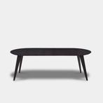 Tafel Plat Ovaal Eikenhout  Hout Onderstel  180x90, Huis en Inrichting, Tafels | Eettafels, Nieuw