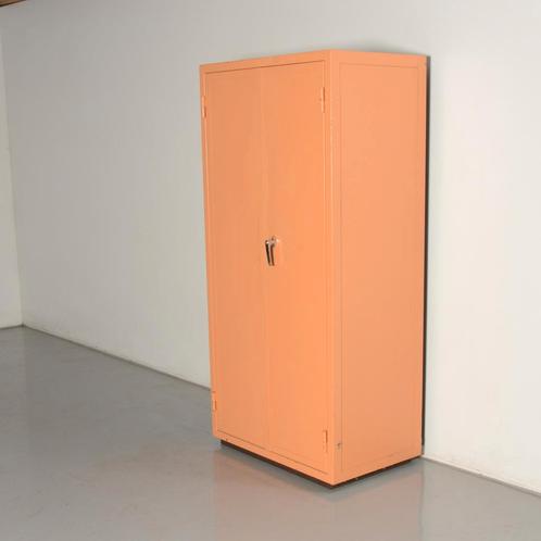 Officenow kluis, oranje, 184 x 90 cm, incl. 3 legborden, Huis en Inrichting, Kasten | Roldeurkasten en Archiefkasten, Ophalen of Verzenden