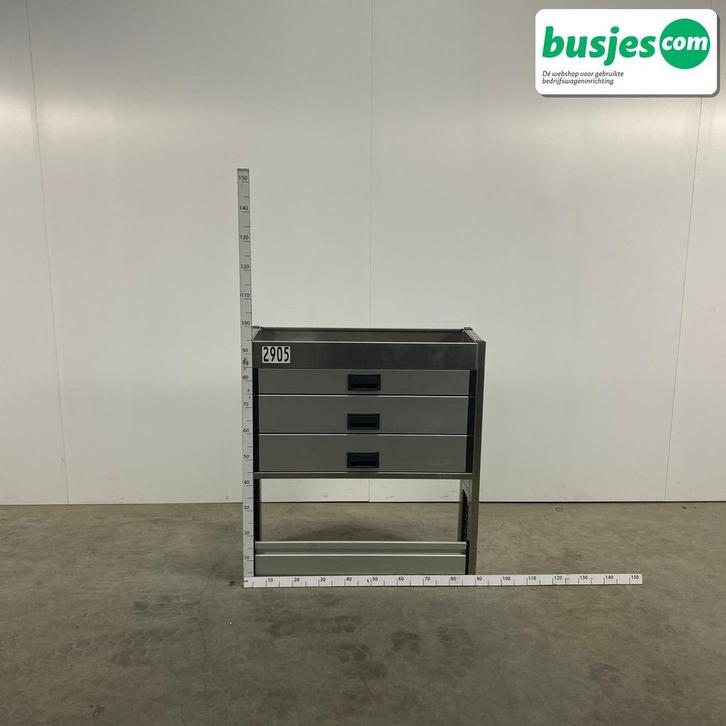 Aluca bedrijfswageninrichting 885x320x950mm (2905), Auto diversen, Overige Auto diversen, Ophalen of Verzenden