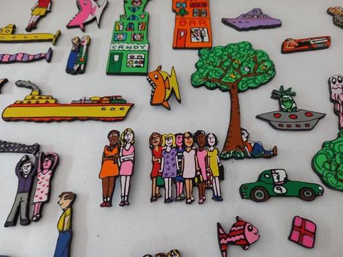 James Rizzi (1950-2011) - Easy Living on a Sunday Afternoon, Antiek en Kunst, Kunst | Schilderijen | Modern