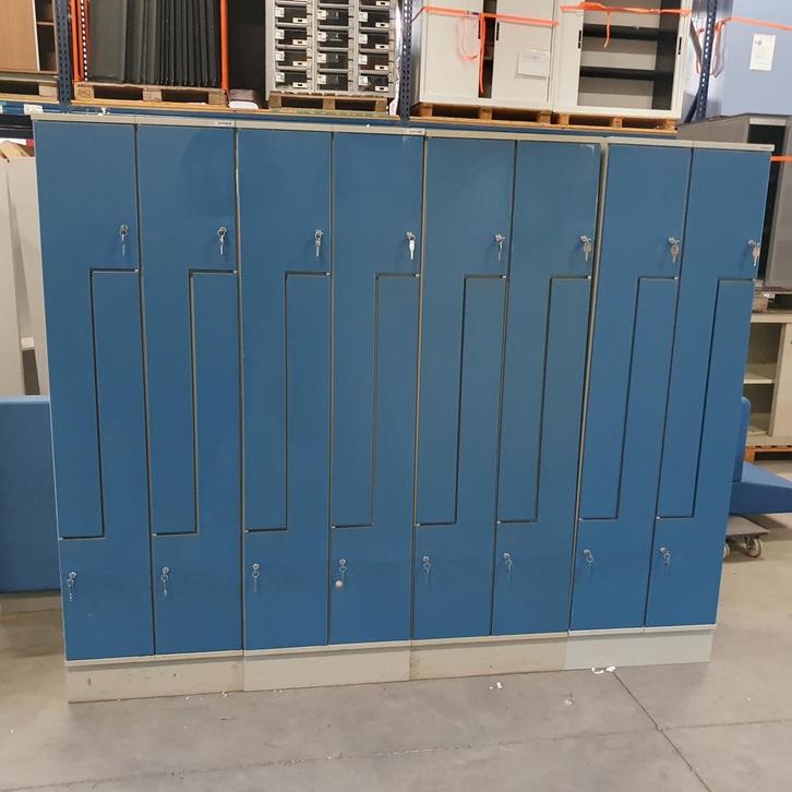 16-deurs Oostwoud Z-lockerkast - 195x240x50 cm, Huis en Inrichting, Kasten | Lockerkasten, Ophalen of Verzenden