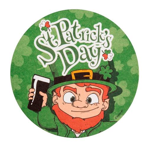St. Patricks Day Onderzetters 10cm 10st, Hobby en Vrije tijd, Feestartikelen, Nieuw, Verzenden