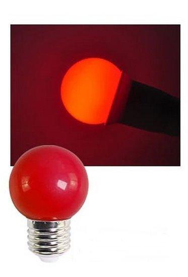 E27 Party ledlamp 1,5 watt Rood Mini IP65, Huis en Inrichting, Lampen | Overige, Verzenden
