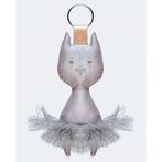 Wear Moi Sleutelhanger Kat met Tutu en Strass Steentjes DIV8, Verzenden, Nieuw