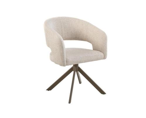Eetkamerstoel Tokyo poot Venus draaibaar Anodic brown- Tyler, Huis en Inrichting, Stoelen, Nieuw, Ophalen of Verzenden