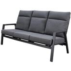 Vegas stoel bank loungeset 4 delig verstelbaar antraciet, Tuin en Terras, Ophalen of Verzenden, Nieuw, Aluminium