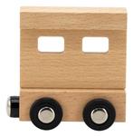Tryco Houten Naturel Lettertrein - Eindwagon TR-353075, Verzenden, Nieuw