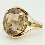 Ring - 14 karaat Geel goud Quartz, Nieuw