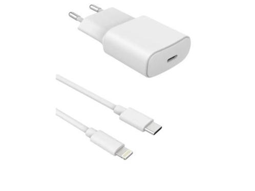 Veiling - Essentiel-B USB-C lader 20 W + Lightning kabel, Audio, Tv en Foto, Opladers, Nieuw