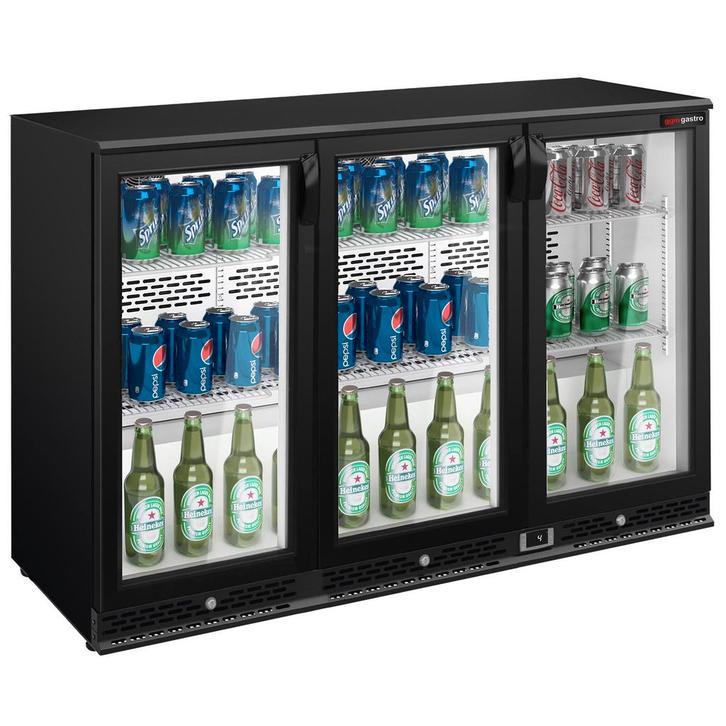 GGM Gastro | Barkoelkast - 1350mm - 330 liter - met 3 glazen, Witgoed en Apparatuur, Koelkasten en IJskasten, Nieuw, Verzenden