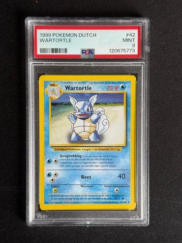 Pokémon - 1 Graded card - Wartortle 42/102 - PSA 9 - Various beschikbaar voor biedingen