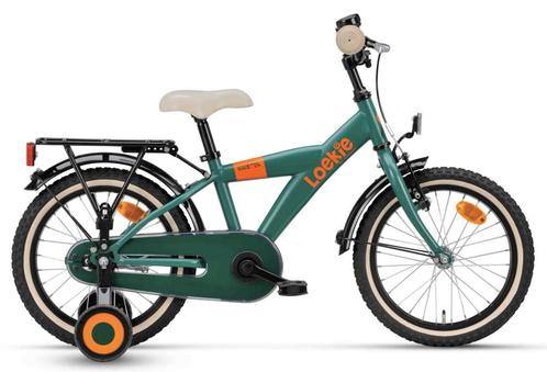 Loekie Booster 16 Jongensfiets Groen 4+, Fietsen en Brommers, Fietsen | Kinderfietsjes, Nieuw, Verzenden