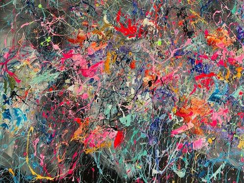 Ivanka Matiss - Afternoon N.6 XL, Antiek en Kunst, Kunst | Schilderijen | Modern