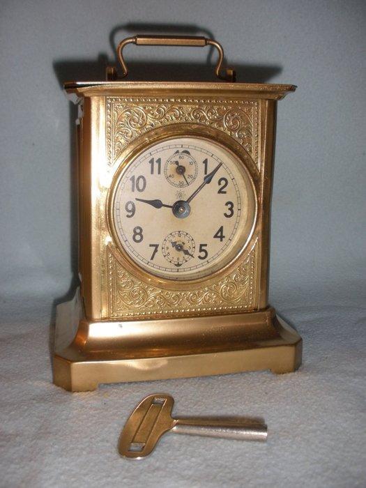 Wekker - Brevette Paris - Antiek Messing Staal Glas -, Antiek en Kunst, Antiek | Klokken