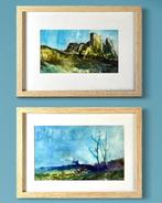 Eugène Eechaut (1928-2019) - 2 works- Abstract landscape -