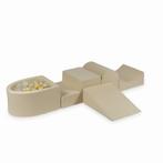 Foam speelset beige van polyester – zachte speelblokken, Kinderen en Baby's, Ophalen of Verzenden, Nieuw