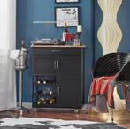 2dekans | SoBuy Keukentrolley - met Flessenrek - 3 Deurs -, Ophalen of Verzenden, Zo goed als nieuw