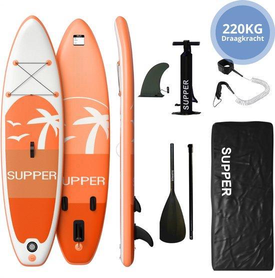 Tweedekans | Supper Sup Board XL - Max. 220KG - Opblaasbaar, Watersport en Boten, Overige Watersport en Boten, Zo goed als nieuw