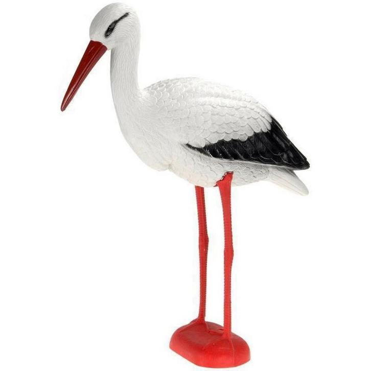 Plastic geboorte ooievaar - Geboorte algemeen, Hobby en Vrije tijd, Feestartikelen, Ophalen of Verzenden