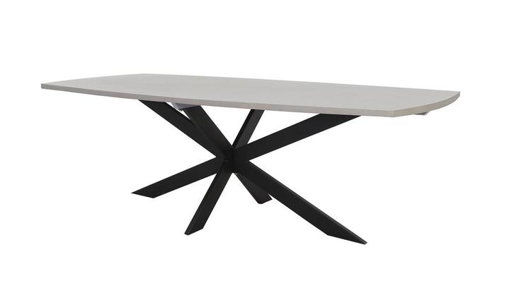 Tuintafel Ovaal Madison 2.0 240cm Betonlook Kruispoot The, Tuin en Terras, Tuintafels, Verzenden