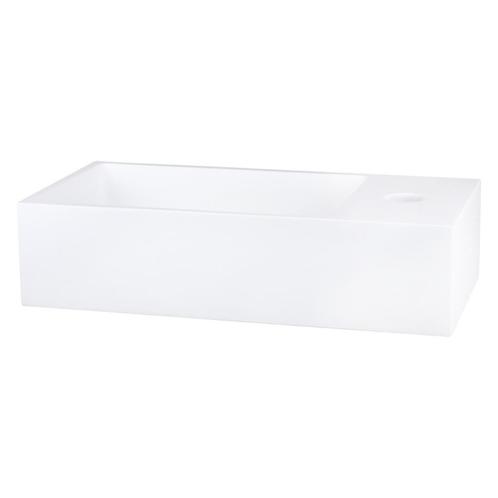 Fontein Differnz Solid Surface 36x18.5x9 cm Wit, Doe-het-zelf en Verbouw, Sanitair, Overige typen, Nieuw, Ophalen of Verzenden
