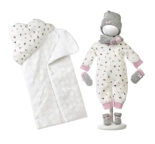 Llorens kledingset Tina met dekentje voor poppen van 43 cm, Kinderen en Baby's, Speelgoed | Poppen, Babypop, Nieuw, Ophalen of Verzenden