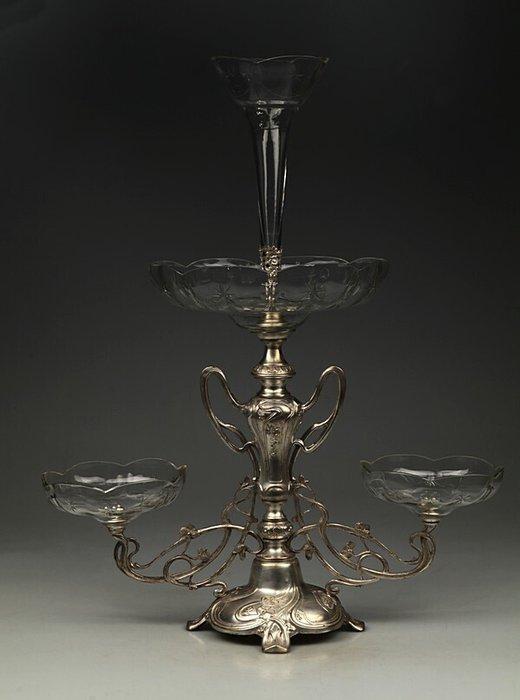 Taartstandaard - Verzilverd, Antiek en Kunst, Kunst | Designobjecten