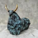 Beeld, NO RESERVE PRICE - Bronze patinated statue of an, Antiek en Kunst