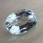 Zonder Minimumprijs Blauw Aquamarijn - 7.07 ct -, Sieraden, Tassen en Uiterlijk, Edelstenen, Nieuw