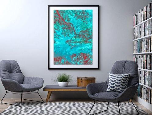 Jorge Omeñaca - Blue Blausee, Antiek en Kunst, Kunst | Schilderijen | Modern