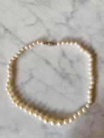 Halsketting - 18 karaat Witgoud Parel, Sieraden, Tassen en Uiterlijk, Kettingen, Nieuw