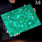 Luxe dienblad - AAA-kwaliteit malachiet - Katanga-mijnen -, Antiek en Kunst