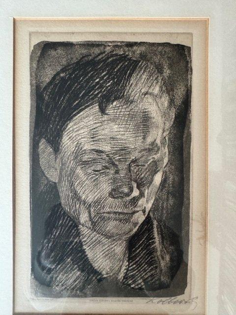 Käthe Kollwitz (1867-1945) - Frauenkopf, Antiek en Kunst, Antiek | Overige Antiek