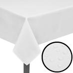 vidaXL Tafelkleden wit 5 stuks 130 x 130 cm, Tuin en Terras, Verzenden, Nieuw