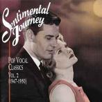 cd - Various - Sentimental Journey - Pop Vocal Classics,..., Verzenden, Zo goed als nieuw