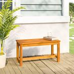 vidaXL Tuinbank 80x35x45 cm massief acaciahout, Tuin en Terras, Tuinbanken, Verzenden, Nieuw, Hout