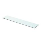 vidaXL Wandschap transparant 70x15 cm glas, Huis en Inrichting, Woonaccessoires | Wandplanken en Boekenplanken, Verzenden, Nieuw