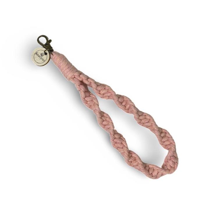 Macramé Pols Keycord - Twist - Katoen - Macramé -, Verzamelen, Sleutelhangers, Nieuw, Overige typen, Ophalen of Verzenden