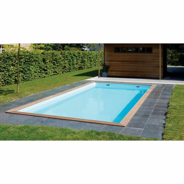 Gardipool Quartoo houten zwembad - 5.00 x 3.00 x 1.33 m, Tuin en Terras, Zwembaden, Nieuw, Verzenden