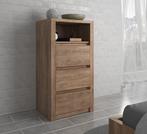 Commode Monaco - Eiken - 50 cm, Huis en Inrichting, Verzenden, Nieuw, 50 tot 100 cm, Landelijk