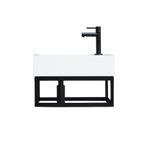 Sani Royal Fontein Frame Mat Zwart Solid Surface, Tuin en Terras, Waterpartijen en Fonteinen, Nieuw