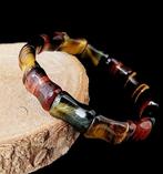 Elegant armband van multicolore tijgeroog. Echte, Antiek en Kunst