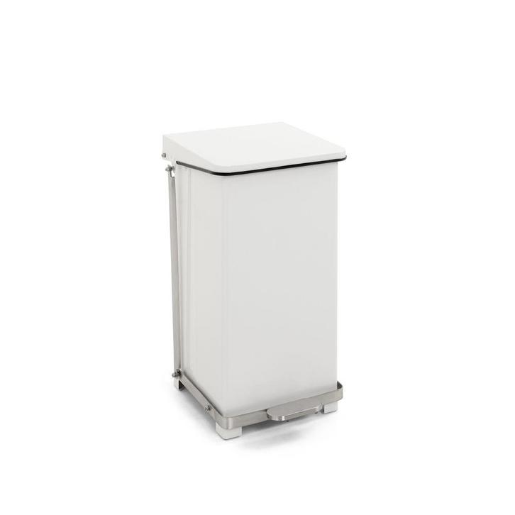 Industriële pedaalemmer 45 ltr - Wit, Huis en Inrichting, Woonaccessoires | Prullenbakken, Nieuw, Verzenden