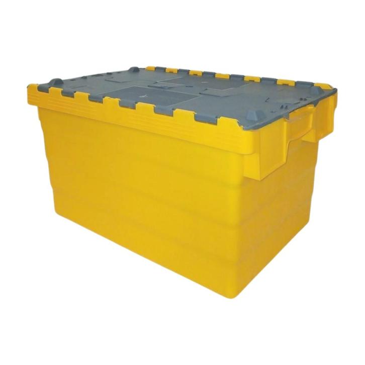 Distributiebak 600x400x320 mm Nestbaar Stapelbaar Geel met, Doe-het-zelf en Verbouw, Overige Doe-het-zelf en Verbouw, Nieuw, Ophalen of Verzenden