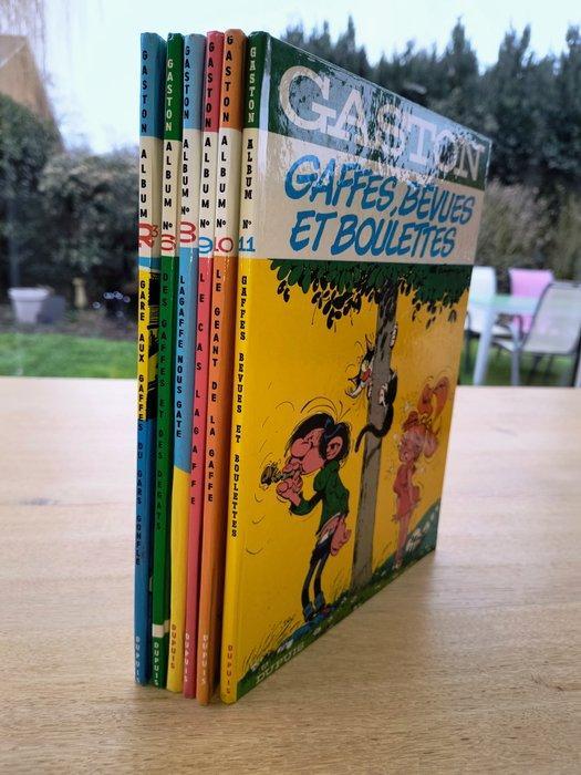 Gaston - 6x C - EO/Ré - 6 Album - 1972/1974, Boeken, Stripboeken